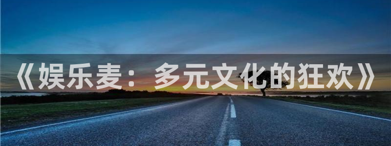 万事娱乐体育3在线注册：《娱乐麦：多元文化的狂欢》